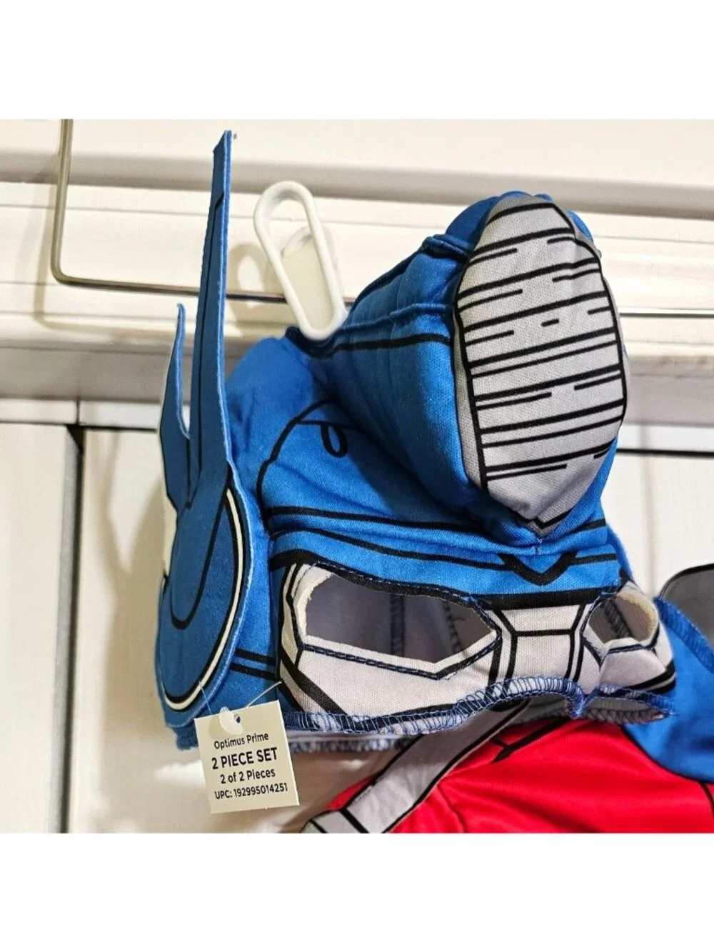 Transformers Optimus Prime Muscle Jumpsuit Soft Mask Costume Toddler 2T Disguise